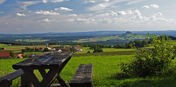 Anfahrt nach Hutthurm im Bayerischen Wald